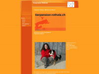 tierpension-rotholz.ch Webseite Vorschau