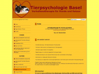 tierpsychologie-basel.ch Webseite Vorschau