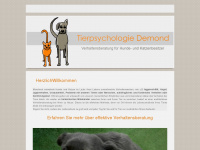 tierpsychologie-demond.de Webseite Vorschau