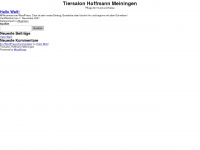 tiersalon-hoffmann.de Webseite Vorschau