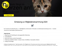 tierschutzverein-badwurzach.de Webseite Vorschau