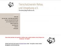tierschutzverein-rehau.de Webseite Vorschau