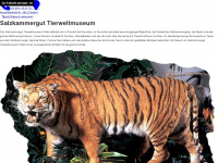 tierweltmuseum.at Webseite Vorschau
