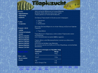 tilapiazucht.de Webseite Vorschau