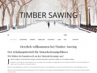 timber-sawing.de Webseite Vorschau