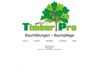 timberpro.de Webseite Vorschau