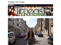 timeas-chor-power.de Webseite Vorschau