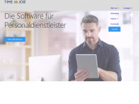 timejob.de Webseite Vorschau