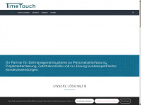 timetouch.at Webseite Vorschau