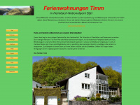 timm-fewo.de Webseite Vorschau