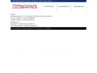 timm-bartels.de Webseite Vorschau