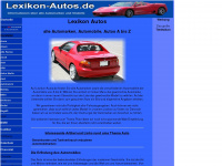 lexikon-autos.de Webseite Vorschau