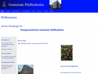 gemeinde-pfaffenhofen.de Webseite Vorschau