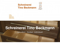 schreinerei-tino-beckmann.de Webseite Vorschau
