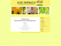 feldenkrais-mirbach.de Webseite Vorschau