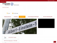physik.uni-rostock.de Webseite Vorschau