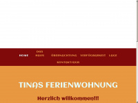 tinas-ferienhaus.de Webseite Vorschau