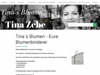 tinas-blumen.de Webseite Vorschau
