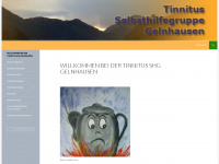 tinnitus-shg-gelnhausen.de Webseite Vorschau