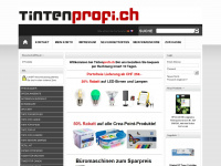 tintenprofi.ch Webseite Vorschau