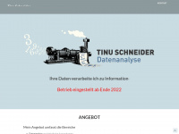 tinuschneider.ch Webseite Vorschau
