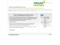 tiroler-saatbau.at Webseite Vorschau