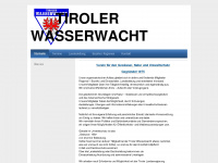 tiroler-wasserwacht.at Webseite Vorschau