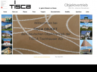 tiscaobjekt.de Webseite Vorschau