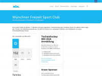 tisch-eis-hockey.de Webseite Vorschau