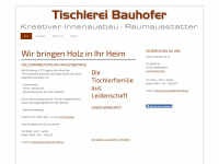 tischler-bauhofer.at Webseite Vorschau