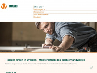 tischler-hirsch.de Webseite Vorschau