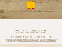 tischler-murauer.at Webseite Vorschau