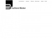 tischlerei-buecker.de Webseite Vorschau