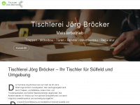 tischlerei-broecker.de Webseite Vorschau