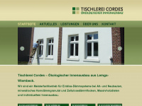 tischlerei-cordes-lemgo.de Webseite Vorschau