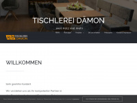 tischlerei-daemon.at Webseite Vorschau