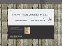tischlerei-dethloff.de Webseite Vorschau