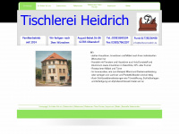 tischlerei-heidrich.de Webseite Vorschau