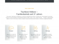 tischlerei-hoellerer.at Webseite Vorschau
