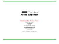 tischlerei-juergensen.de Webseite Vorschau