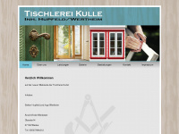 tischlerei-kulle.de Webseite Vorschau