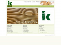 tischlerei-kuen.at Webseite Vorschau