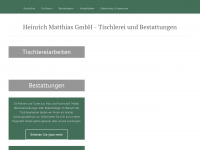 tischlerei-matthias.de Webseite Vorschau