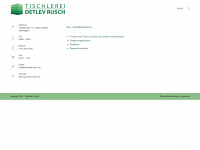 tischlerei-rusch.de Webseite Vorschau