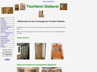tischlerei-sieberer.at Webseite Vorschau
