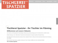 tischlerei-spatzier.de Webseite Vorschau
