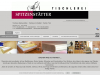 tischlerei-spitzenstaetter.at Webseite Vorschau