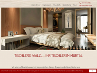 tischlerei-walzl.at Webseite Vorschau
