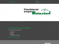 tischlerei-weinzierl.at Webseite Vorschau