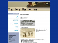 tischlereihannemann.de Webseite Vorschau